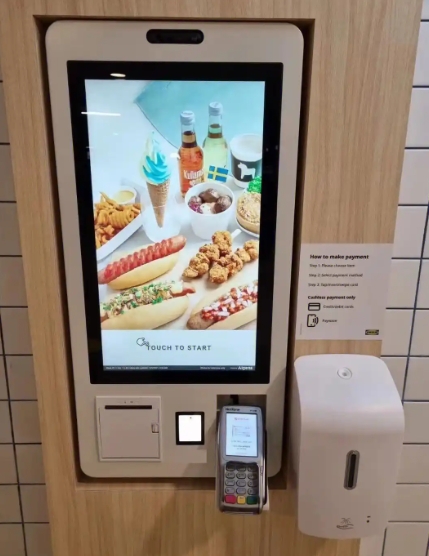 What problems can Food ordering kiosks solve for chain stores?