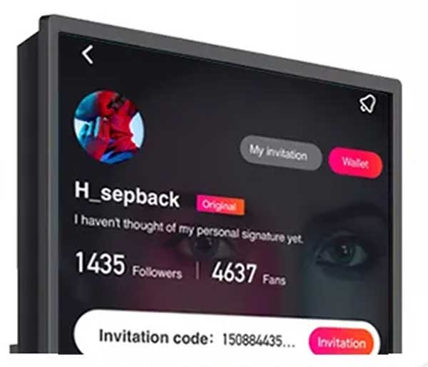 75 lcd screen tiktok live streaming touch display