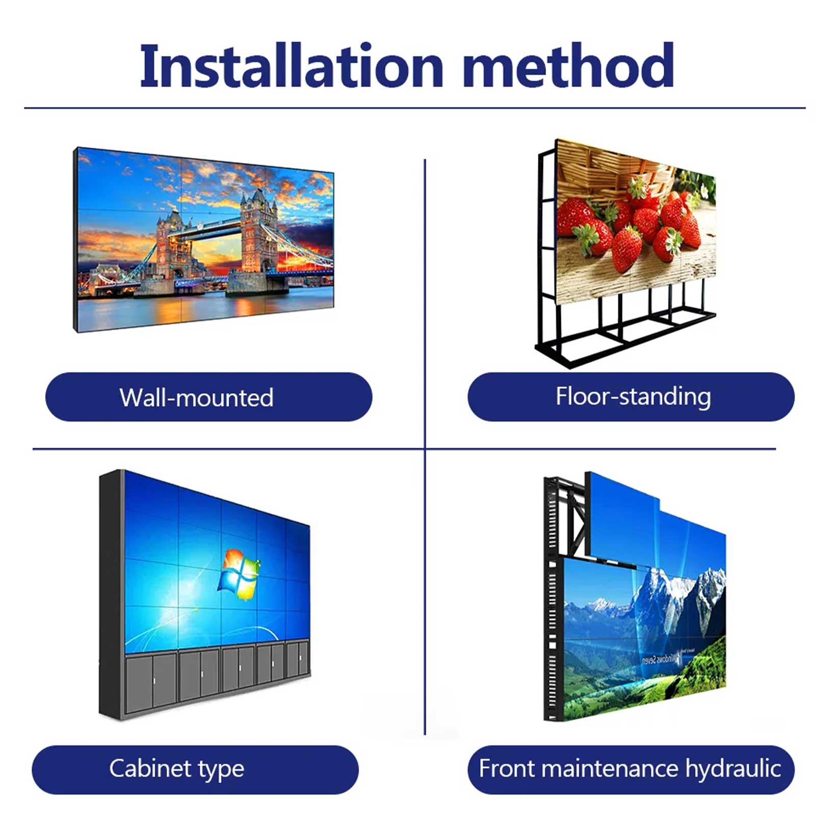 LCD splicing screen- video wall- monitoring display -meeting room