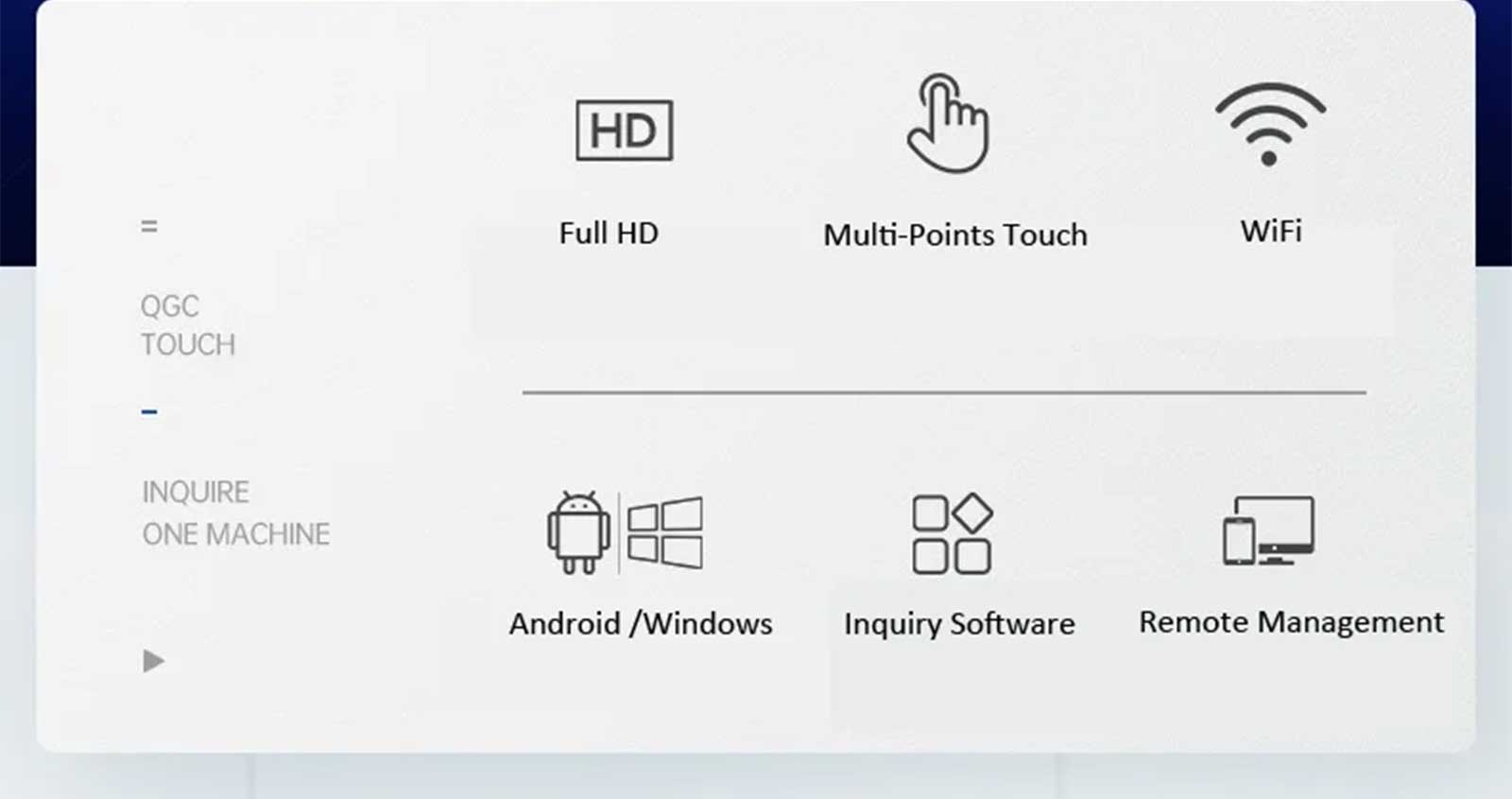 Interactive touch screen kiosk