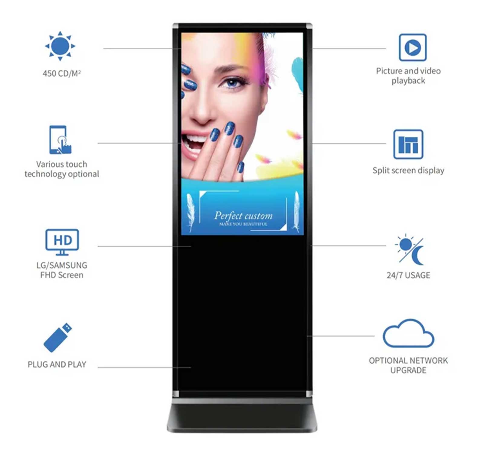 LCD TV Touch Screens Kiosk