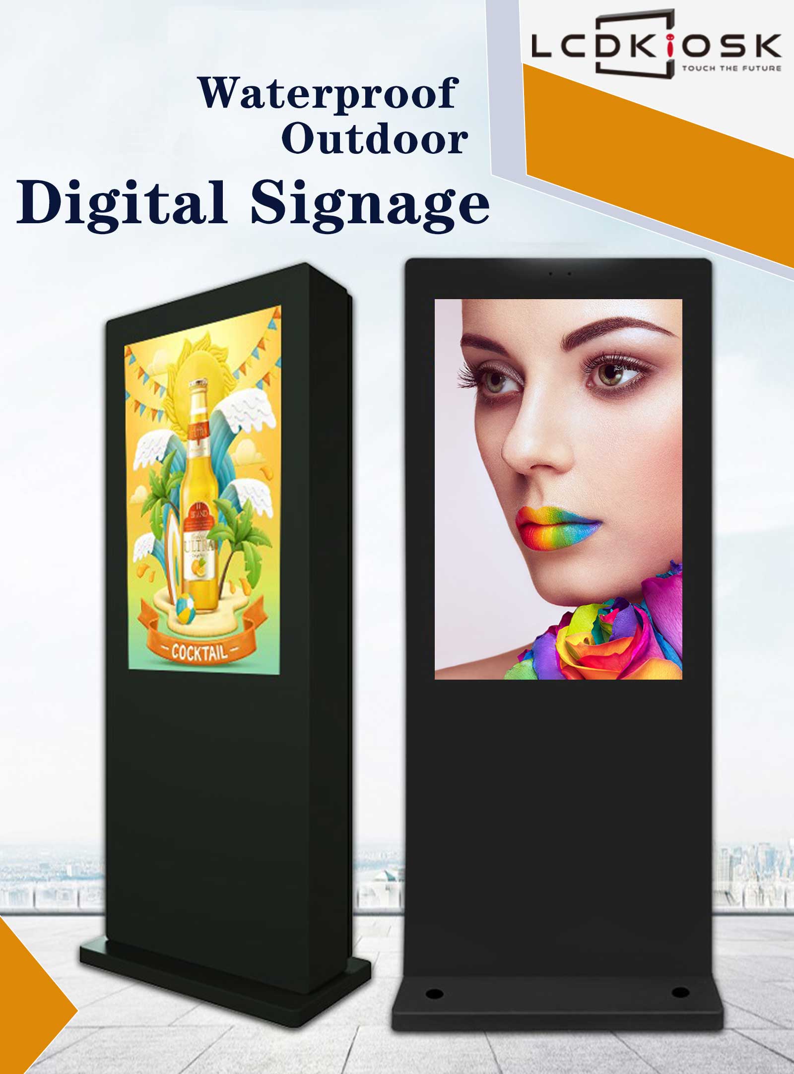 Outdoor Freestanding Advertising Kiosks