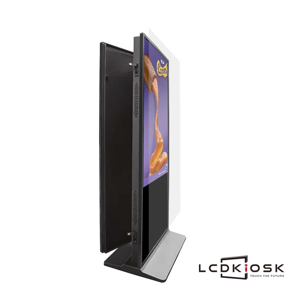 Indoor double-sided digital signage