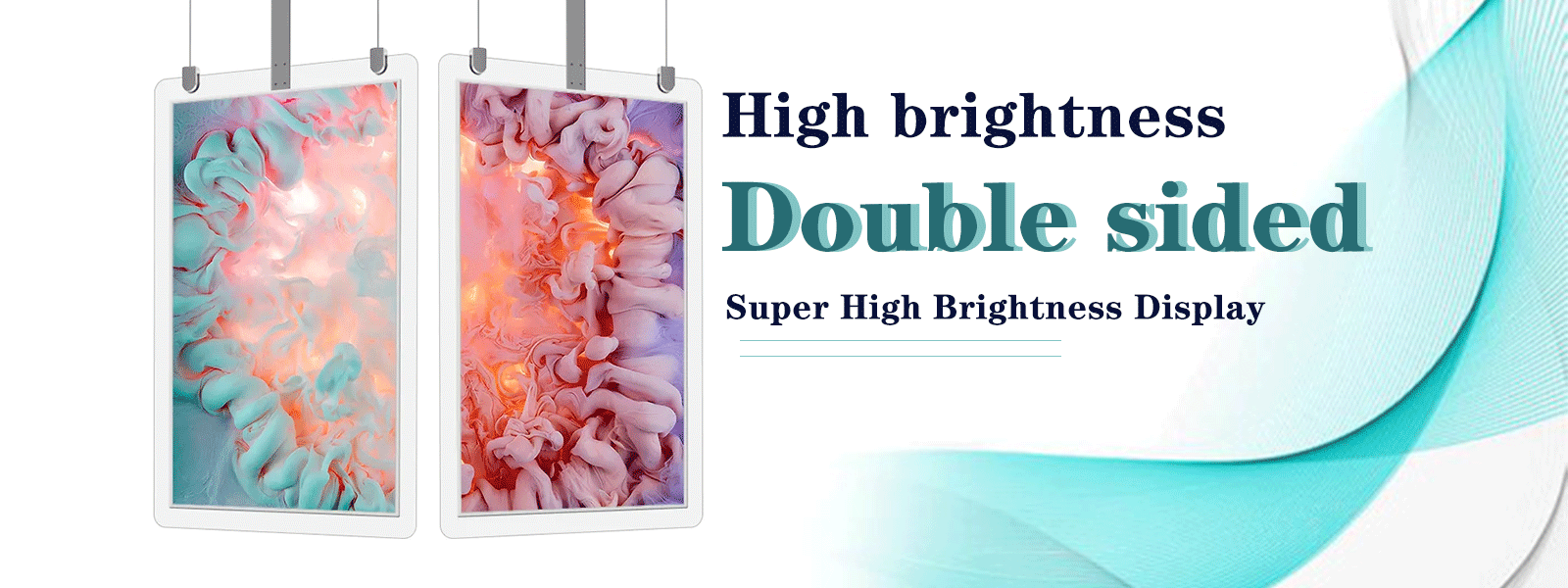 Double sided Super High Brightness Display