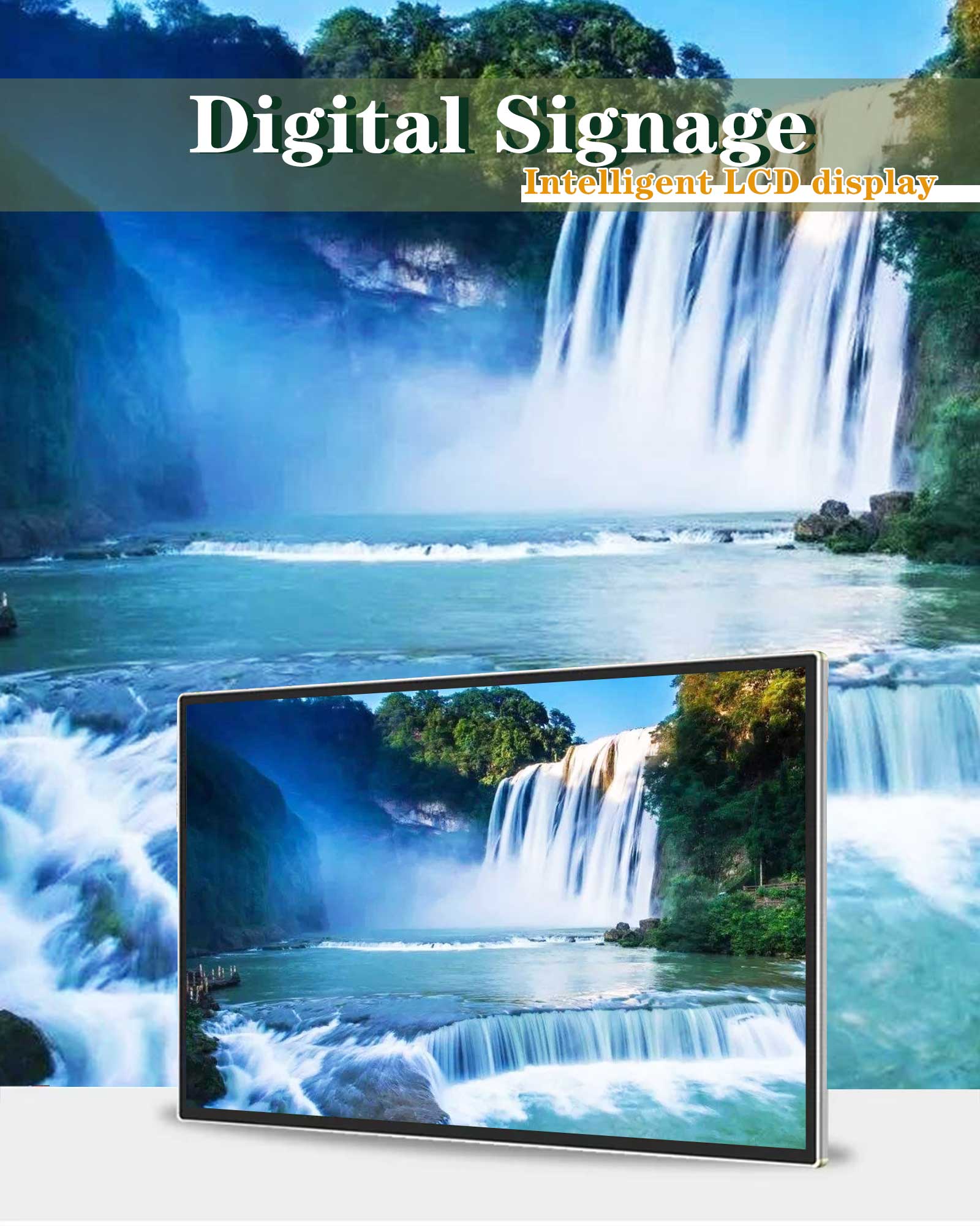 Indoor Wall-mounted Digital Signage Lcd Advertising Display Screen