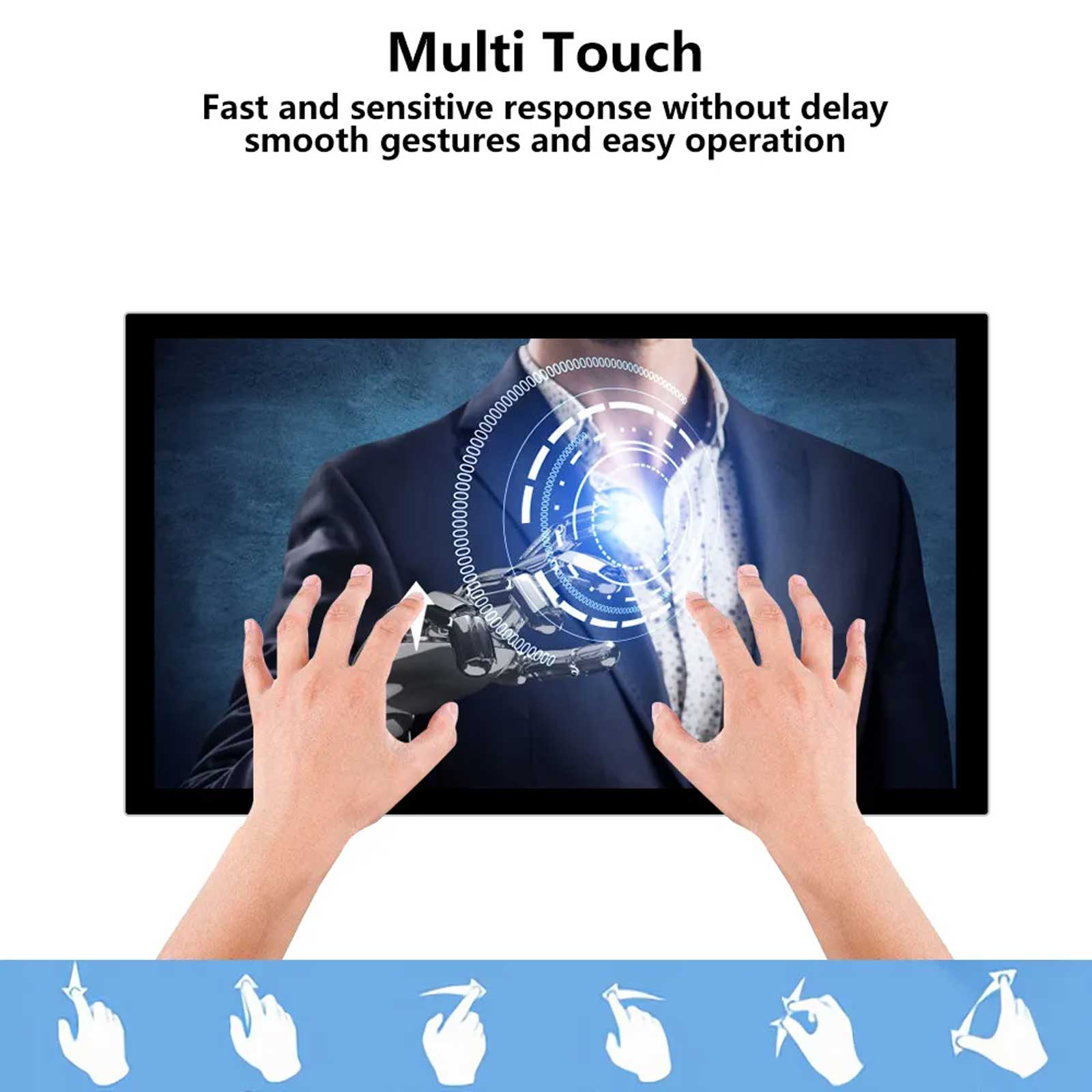 Indoor Wall-mounted Digital Signage Lcd Advertising Display Screen