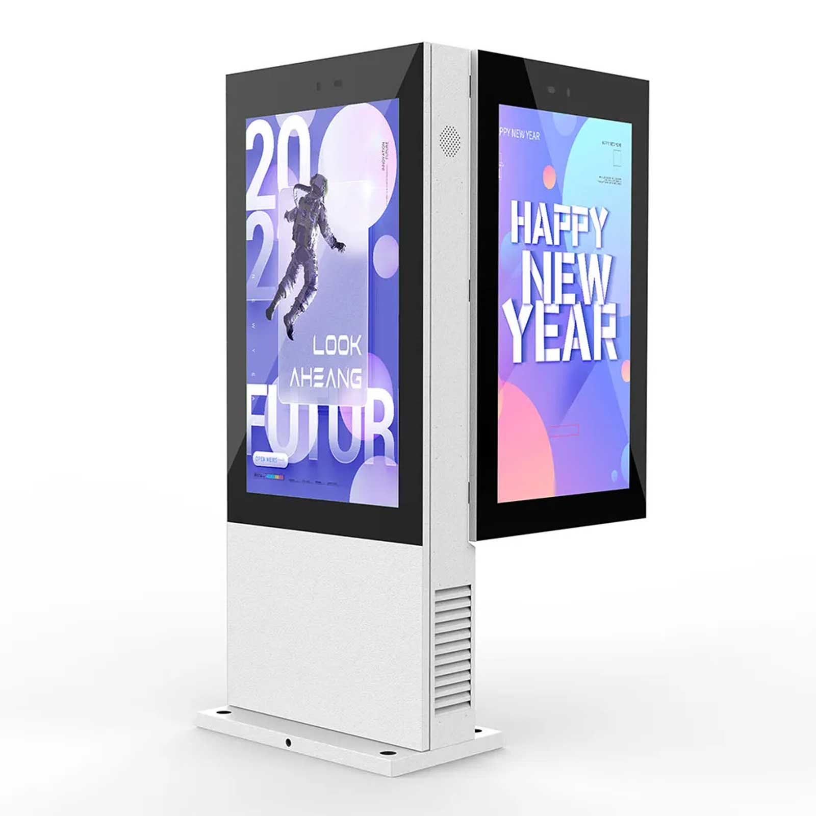 Outdoor double-sided digital signage