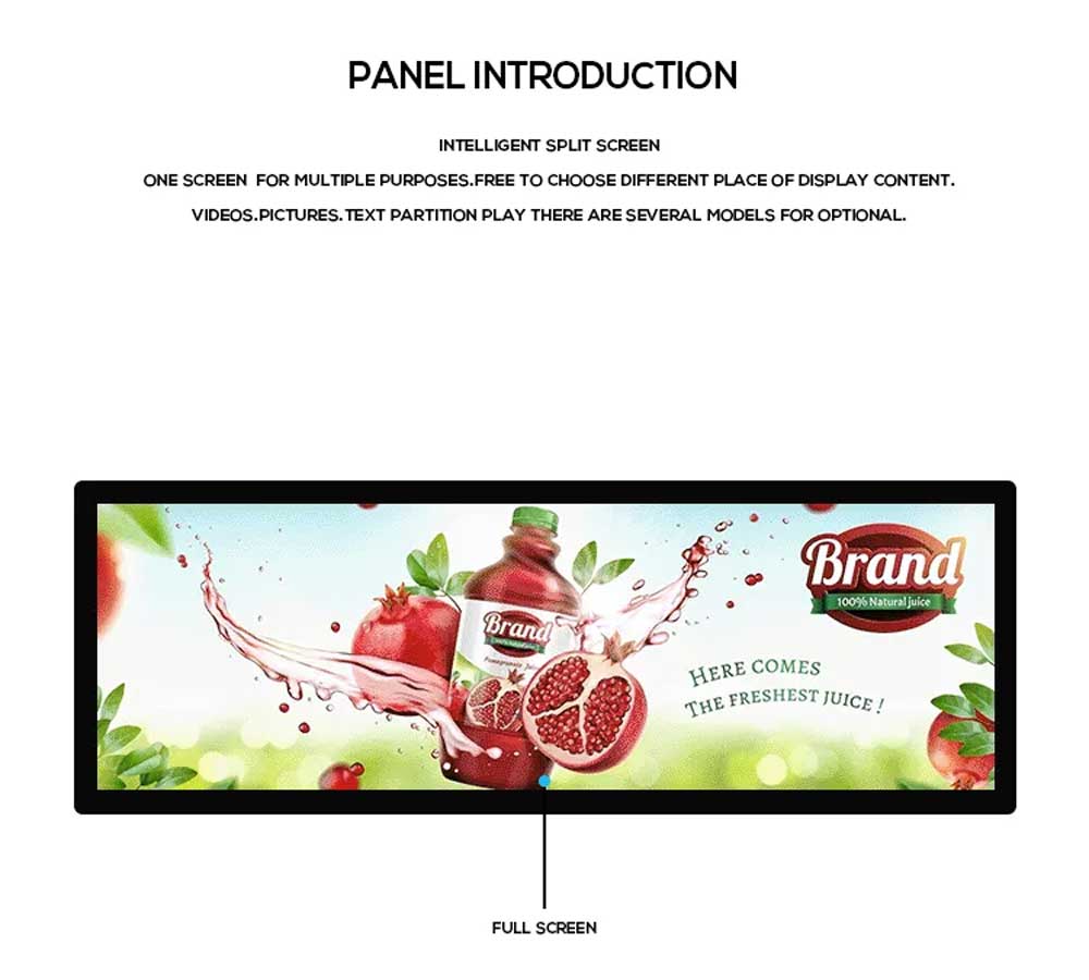 Ultra wide Digital Signage Display Ultra wide Digital Signage Display
