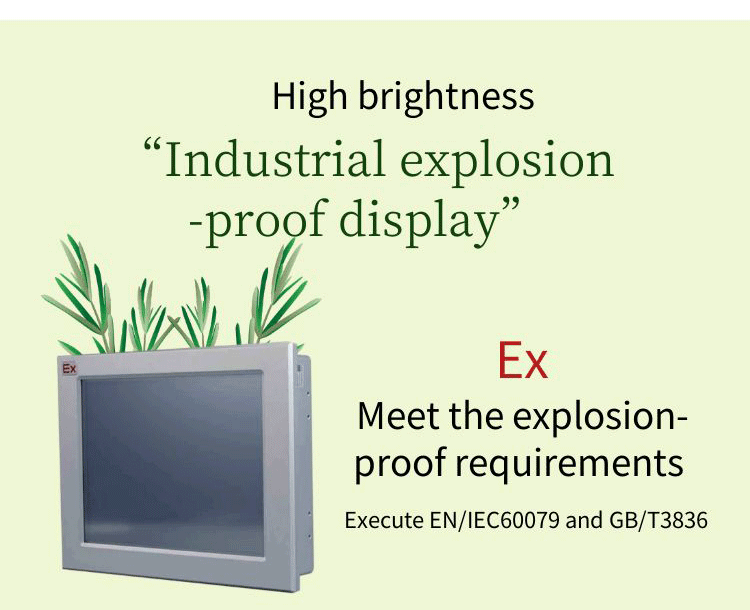 Explosion-proof touch screen