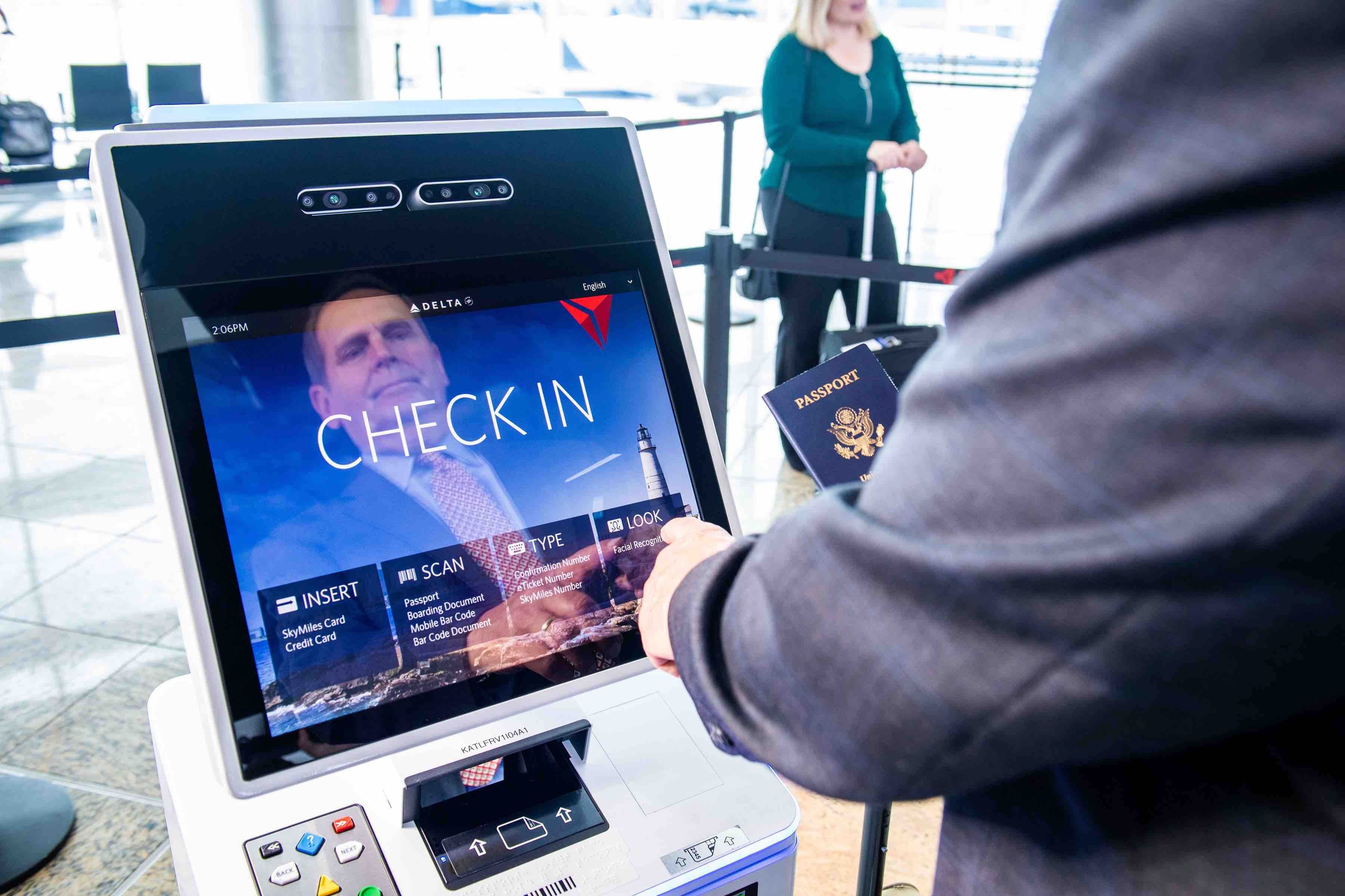 What is a self-service kiosk?