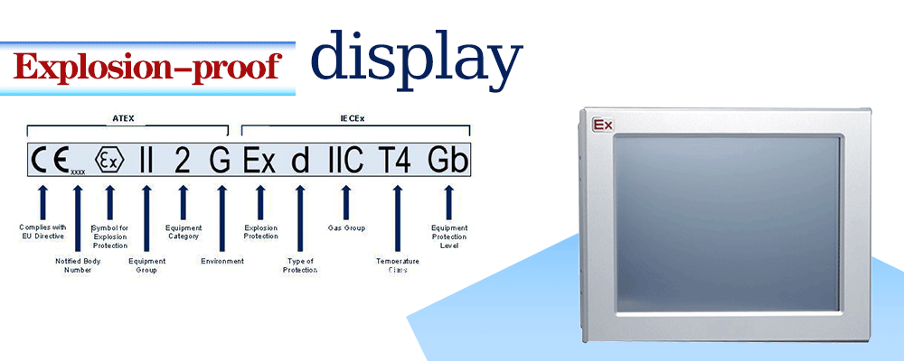 Class 1 Div 2 touch screen monitor