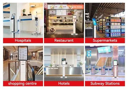 Self service kiosk reception kiosk