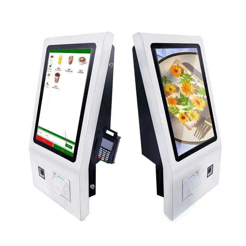 Fast Food Restaurant Digital Self service Meal Ordering Kiosk machine