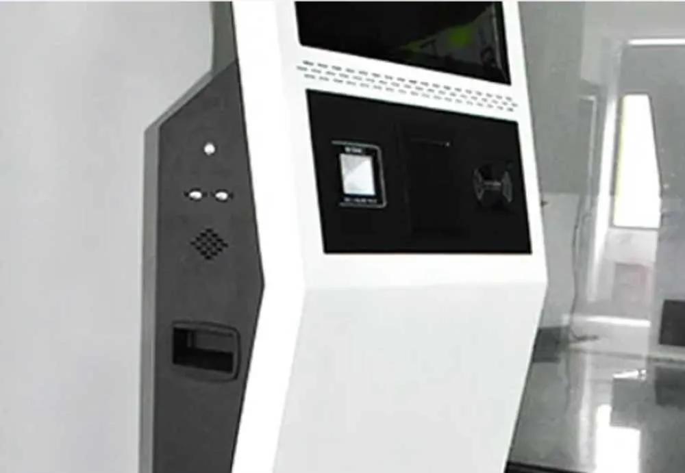 Semi Desktop Wireless Scanning Smart Charging Touch Monitor Fast Food Restaurant Digital Self service Meal Ordering Kiosk machine