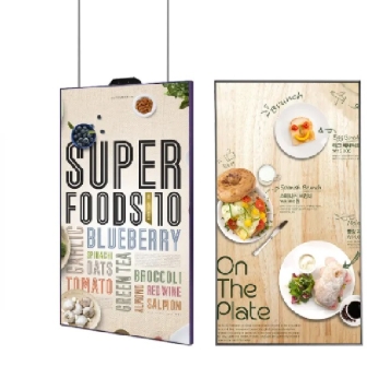LCD Display Screen Shop Window Facing Digital Signage