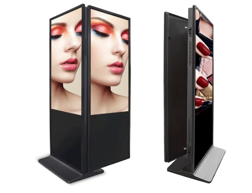 Indoor double-sided digital signage