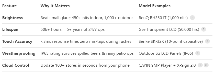 Digital Signage roi