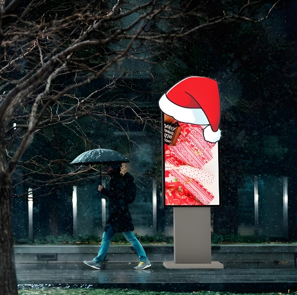 Outdoor information kiosk for scenic spots