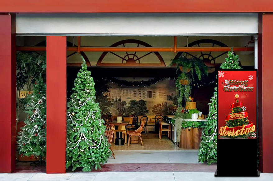 customized holiday kiosk