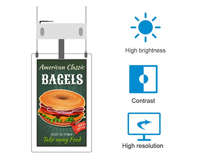 Double sided Super High Brightness Display 4