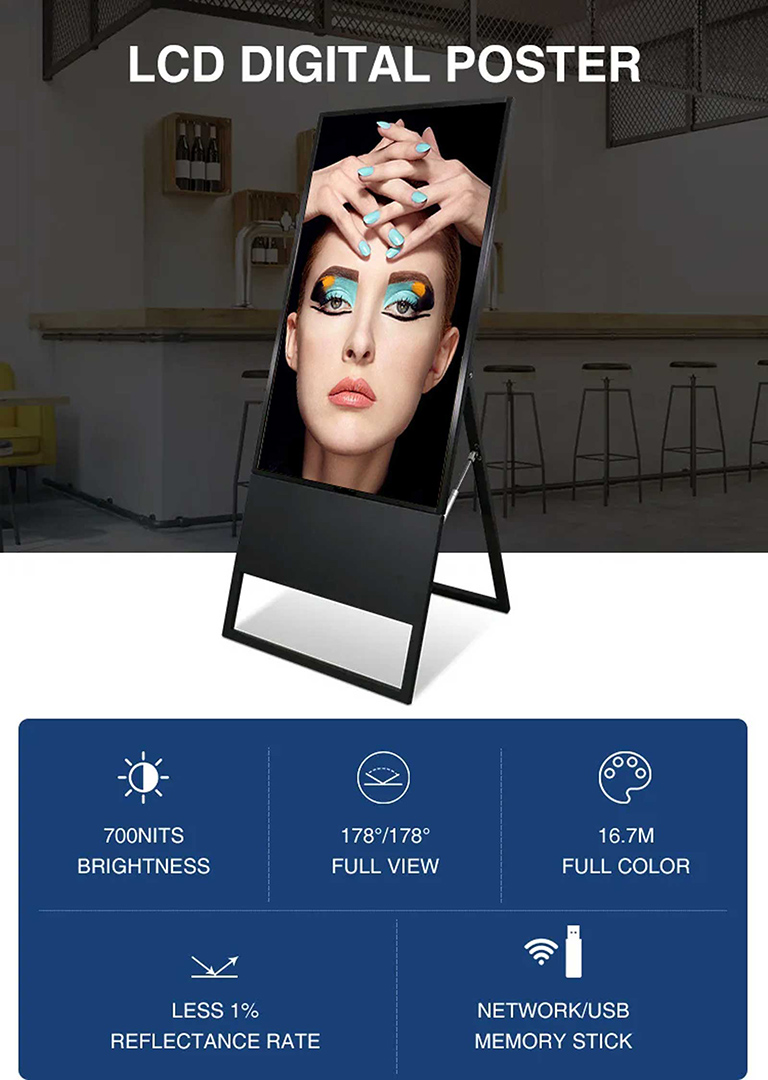 Portable mobile digital signage poster LCD advertising display 1758045114405185.jpg