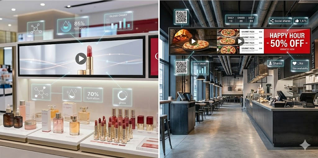 Stretched Bar LCD Display 23